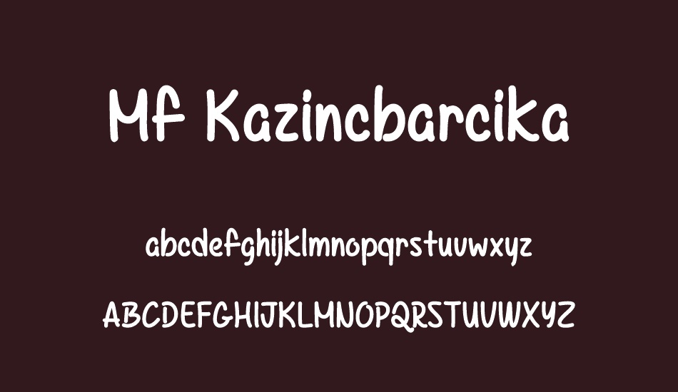mf-kazincbarcika font