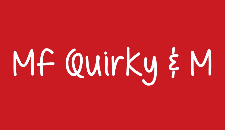 mf-quirky-&-messy font big
