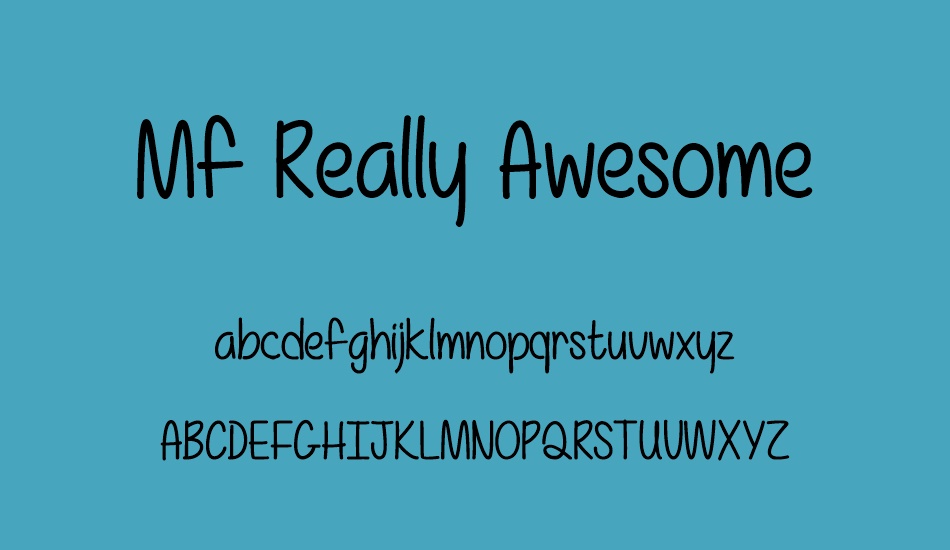 mf-really-awesome font