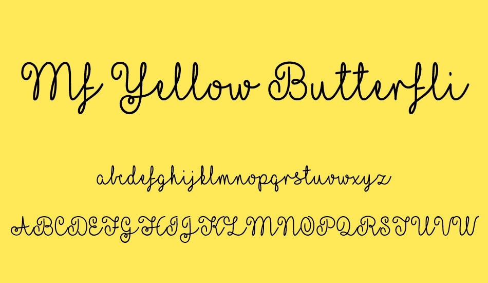 mf-yellow-butterflies font