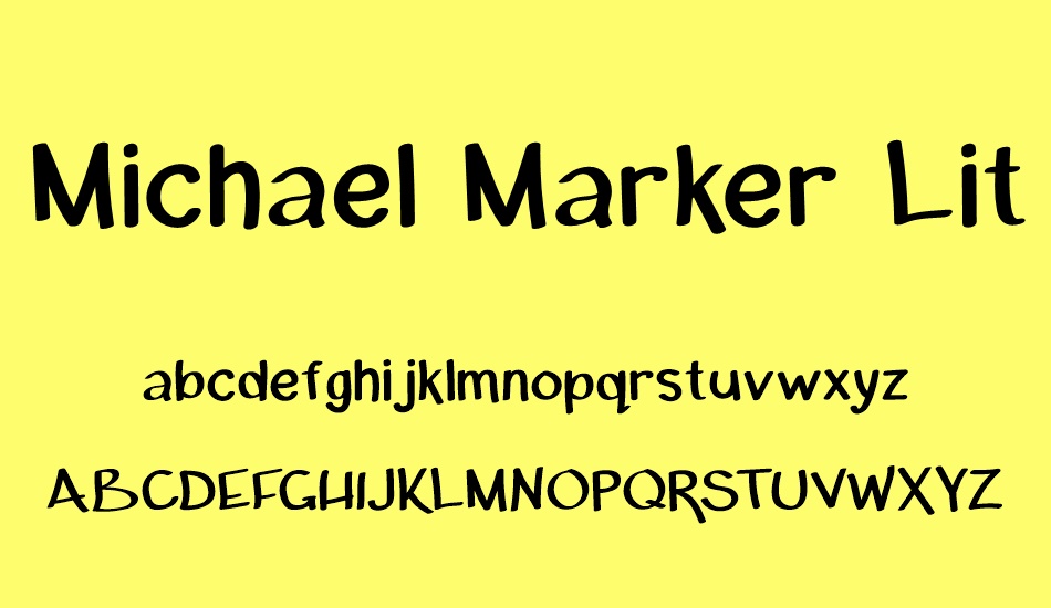 michael-marker-lite font