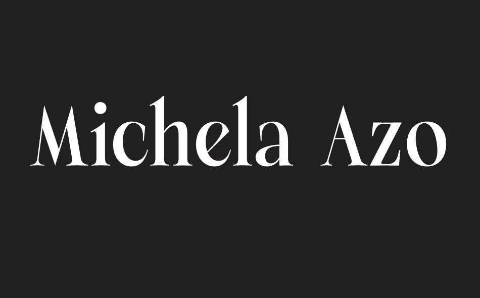 Michela Azorha font big