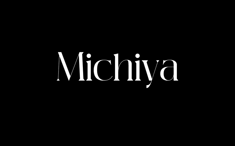 Michiya font big