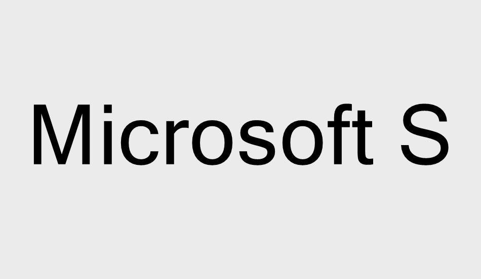 microsoft-sans-serif font big