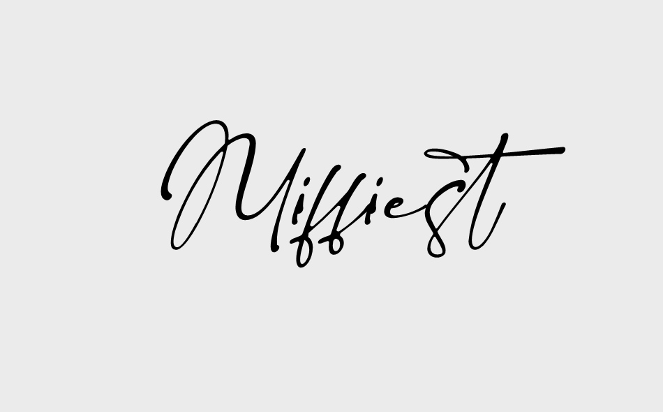 Miffiest font big