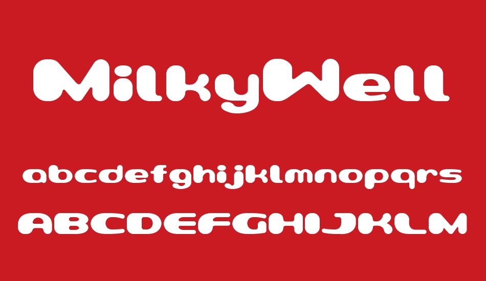 milkywell font