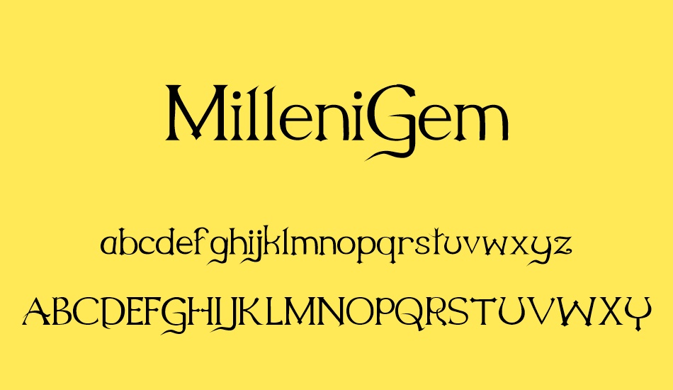 millenigem font