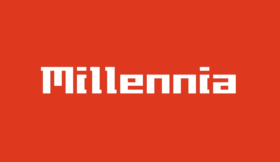 millennia font big