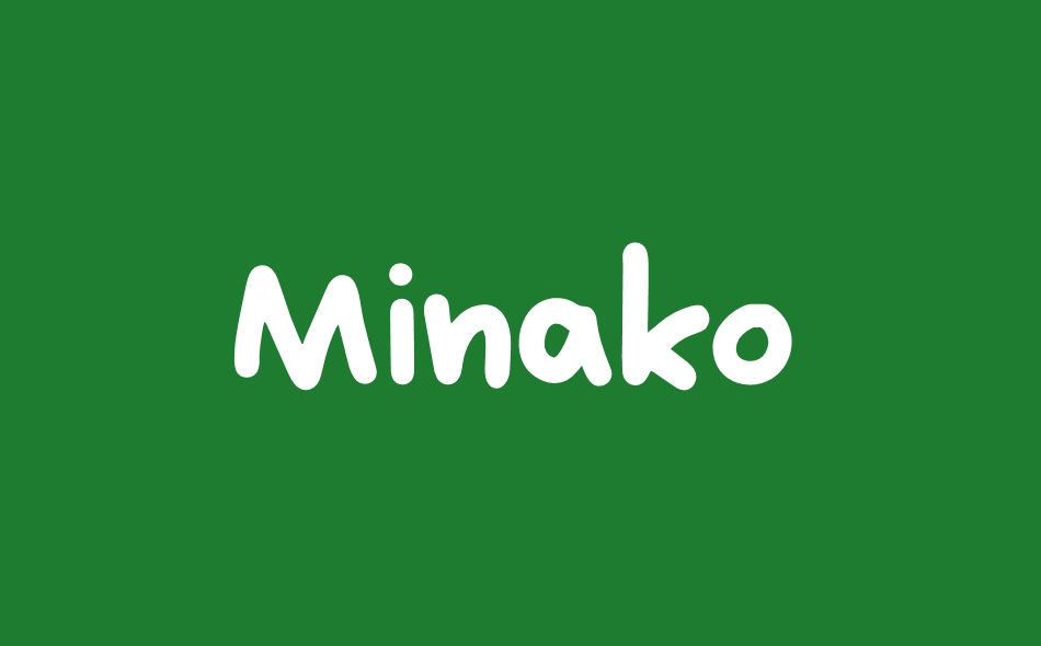 Minako font big