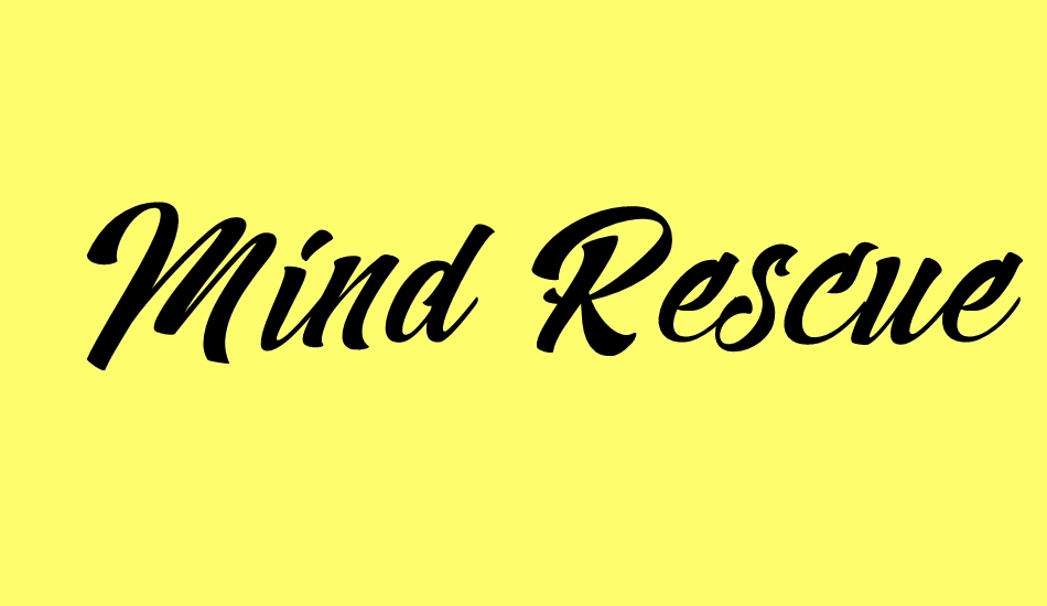 mind-rescue-personal-use font big