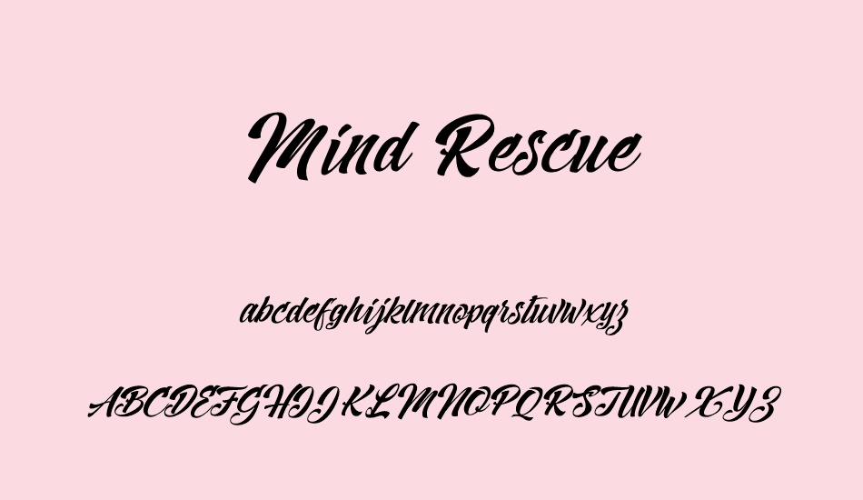mind-rescue-personal-use font