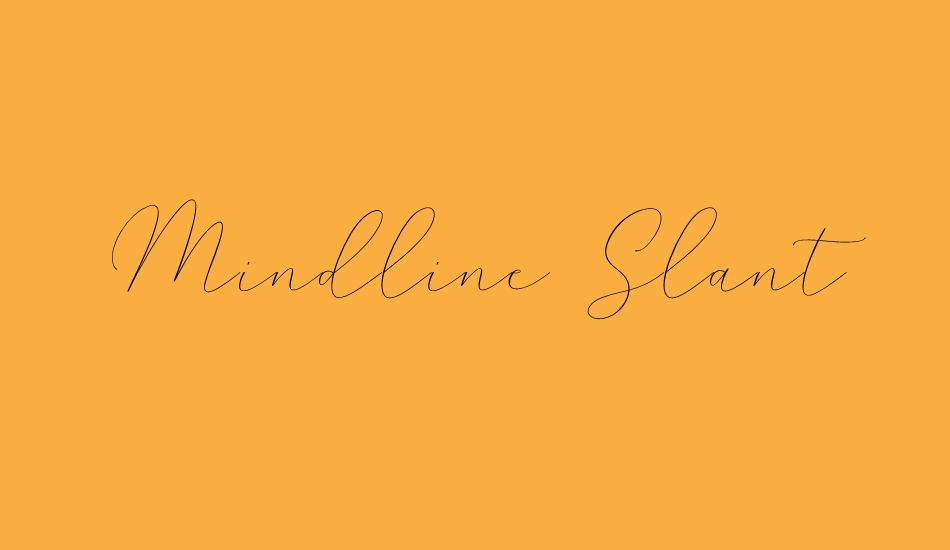 mindline-slant-demo font big