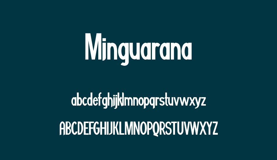 minguarana font