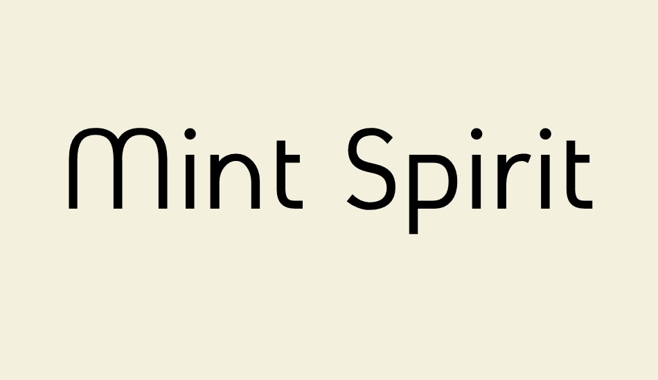 mint-spirit font big