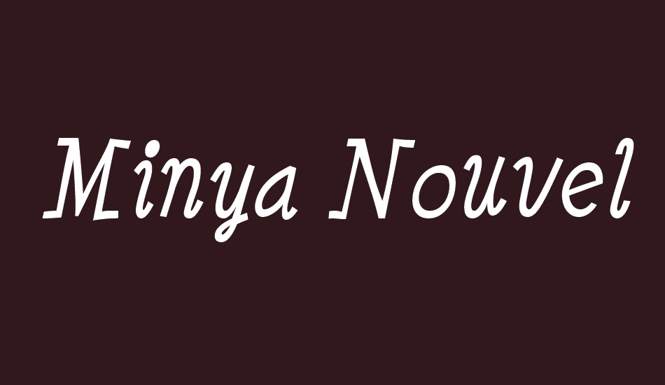 minya-nouvelle font big