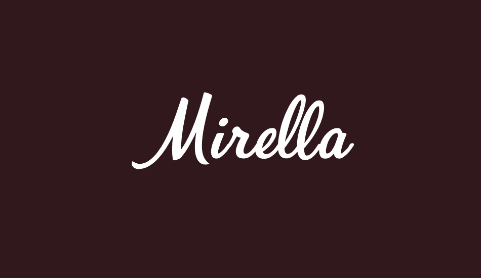 mirella-personal-use font big