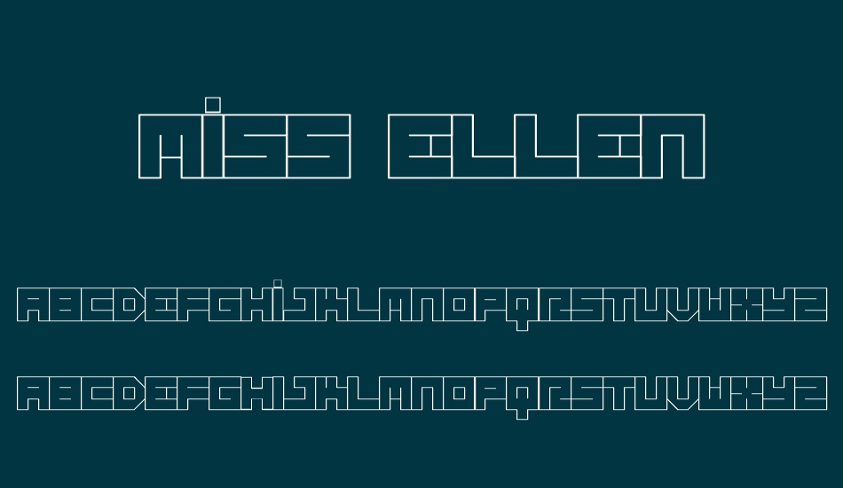 miss-ellen font