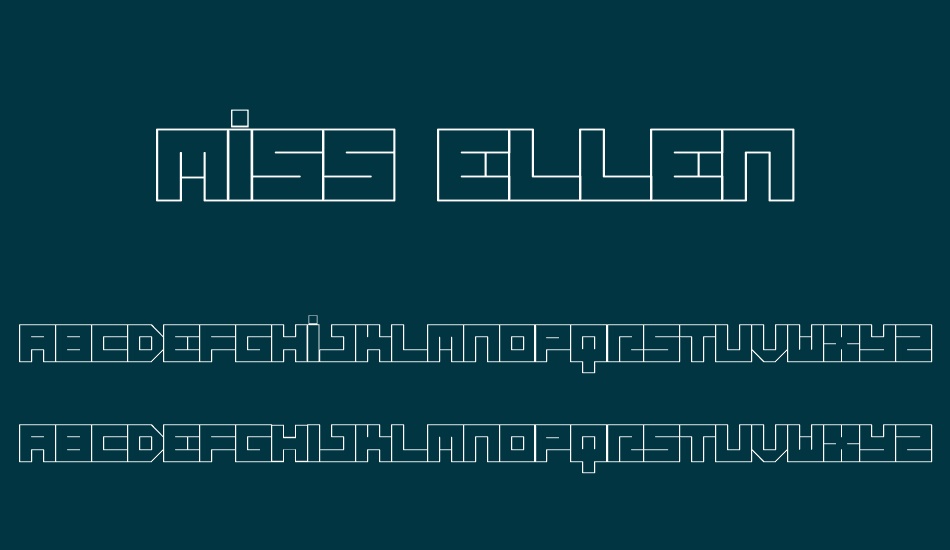 miss-ellen font