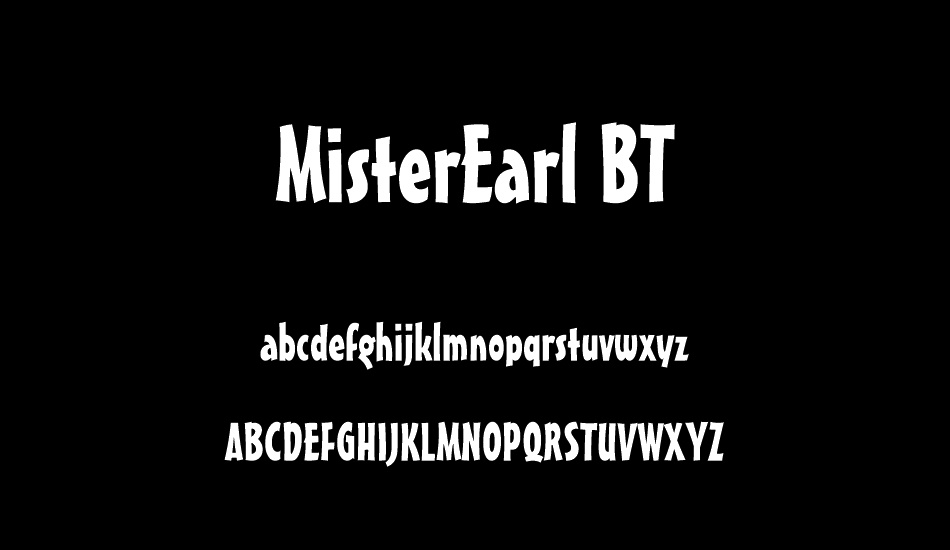 misterearl-bt font