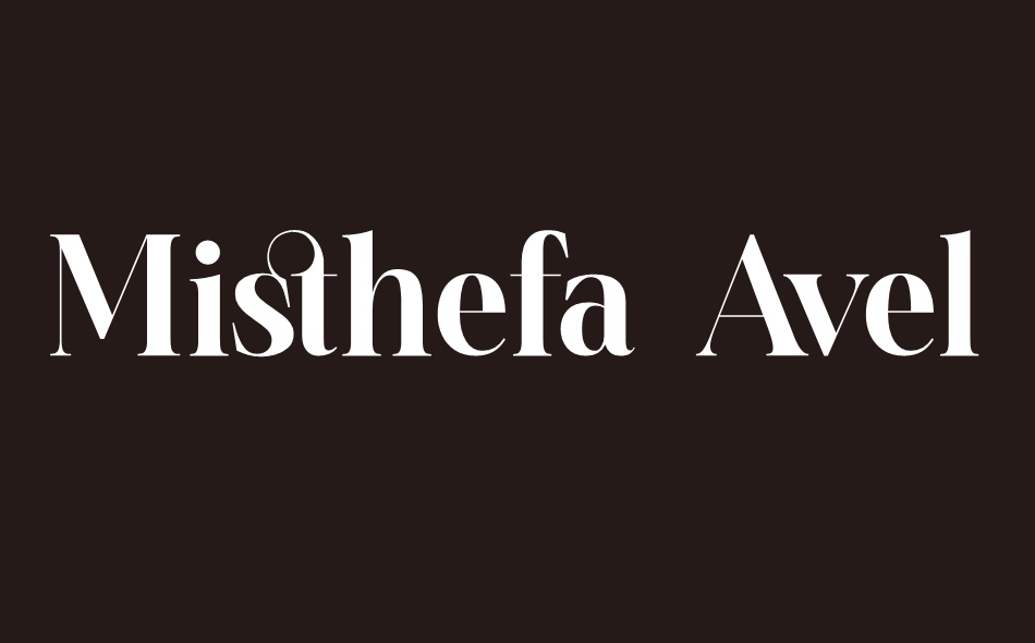 Misthefa Aveline font big