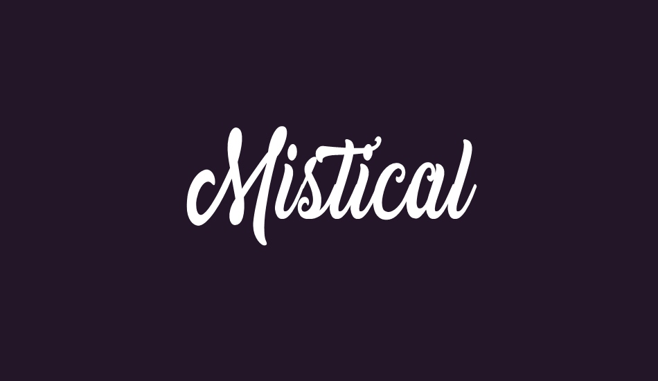 mistical-personal-use font big