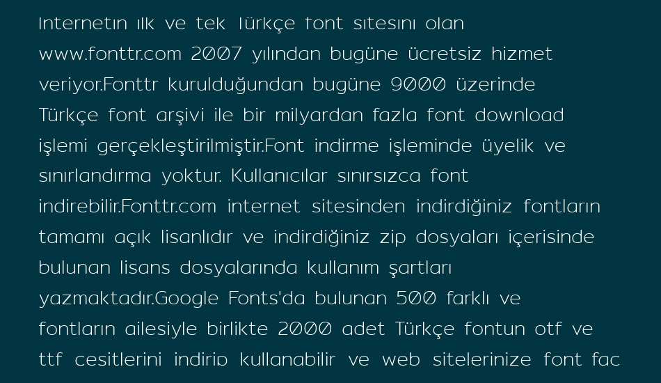 mitr-extralight font 1