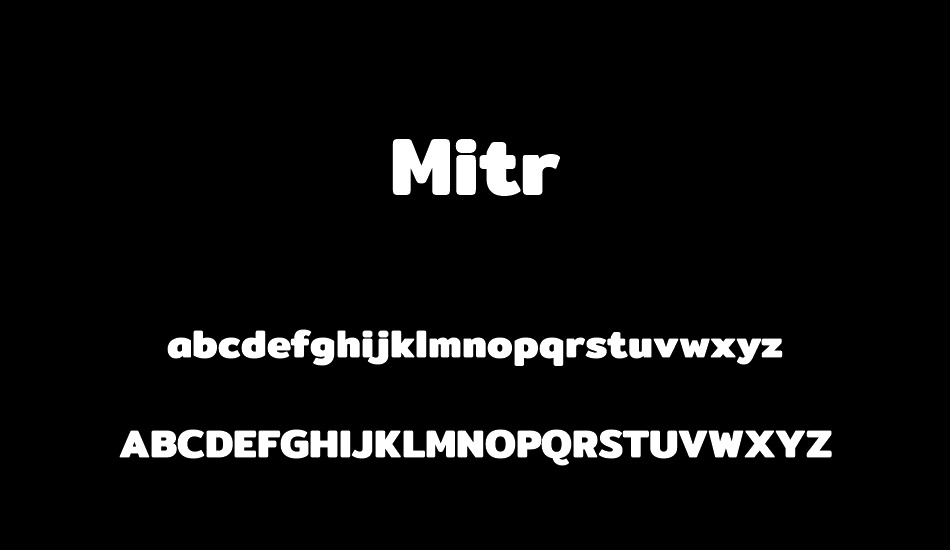 mitr font