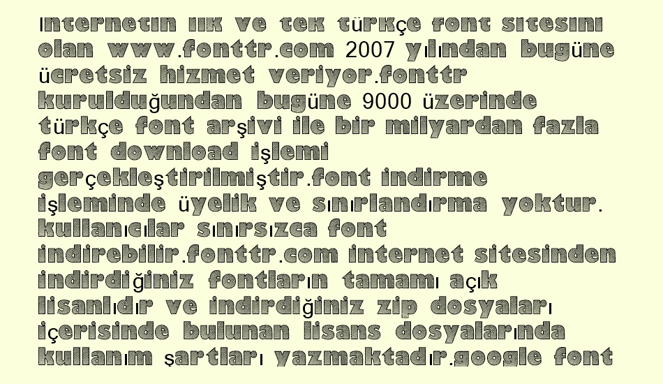 moaren font 1