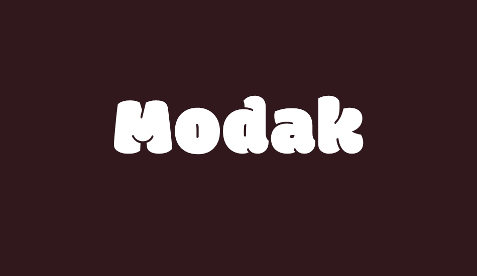 modak font big