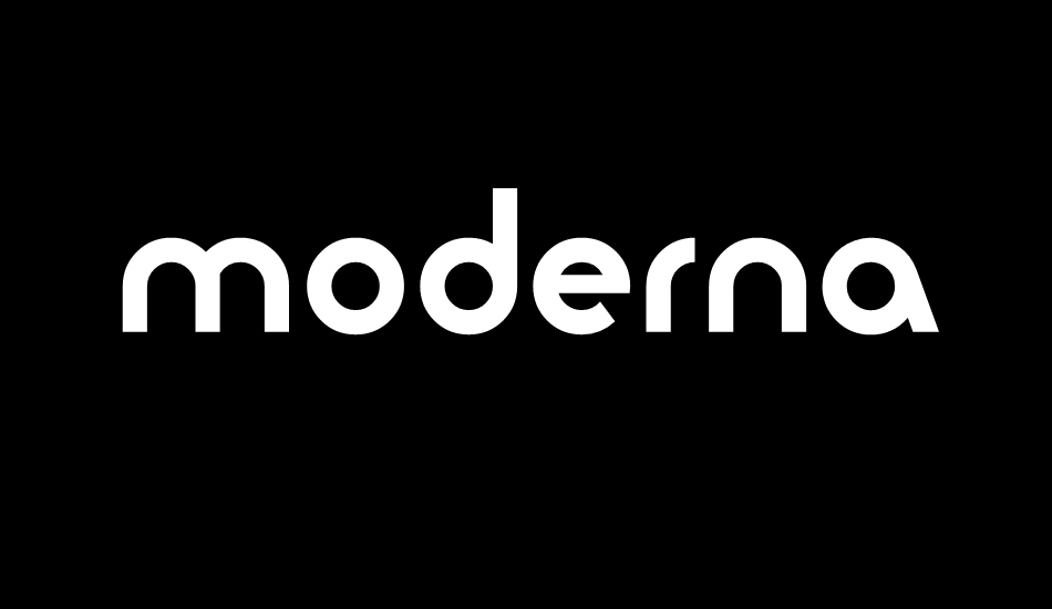 moderna font big