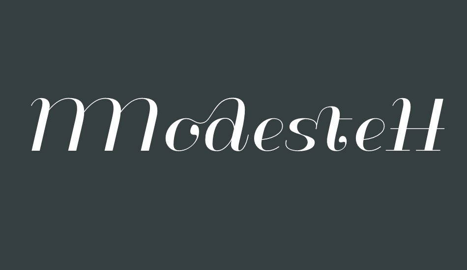 modestehenri font big