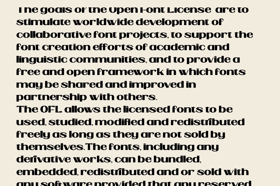 Mofiwe font 1