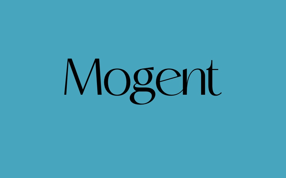 Mogent font big