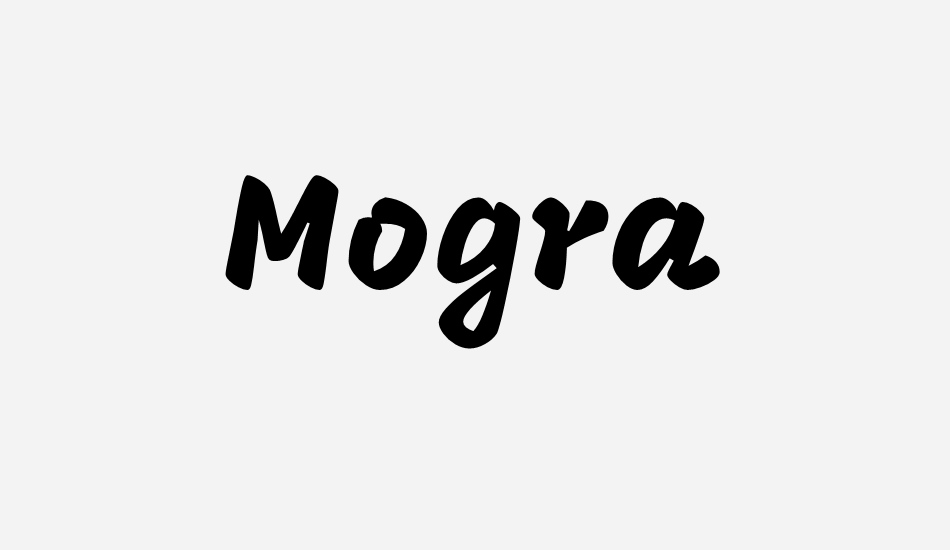 mogra-regular font big