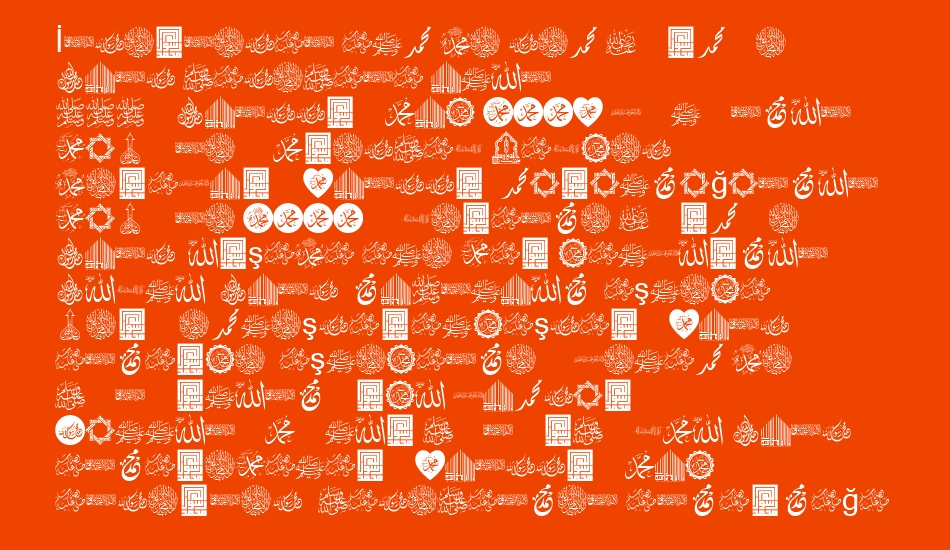 mohammad-rasool-allah font 1