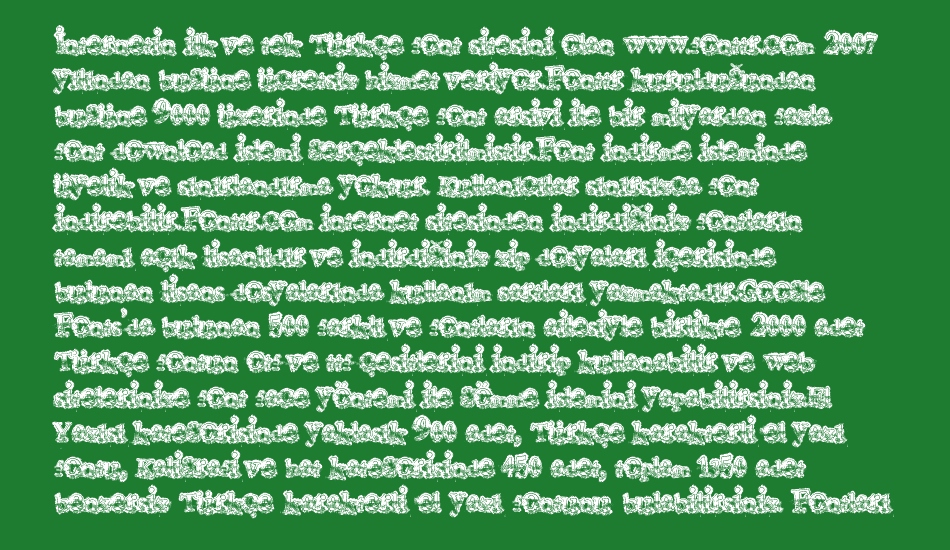 mohawk font 1