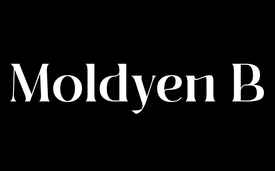 Moldyen font big