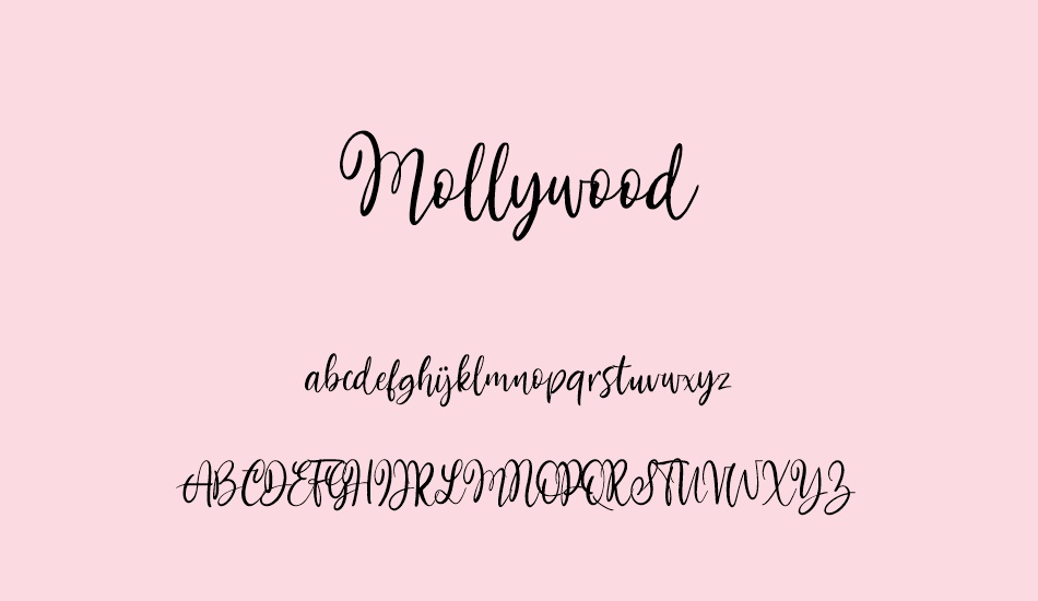 mollywood font