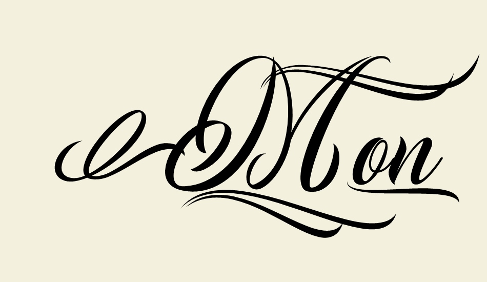 mon-cherry-personal-use font big