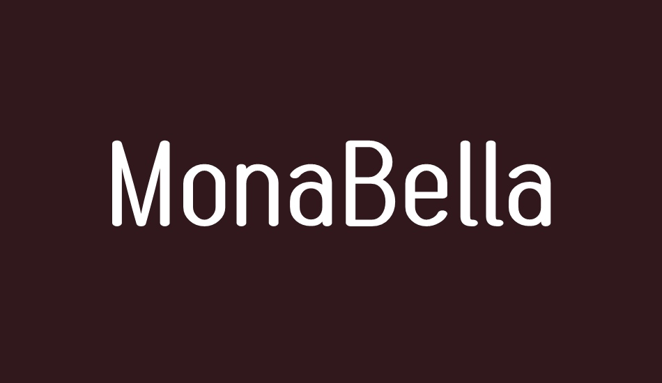 monabella font big