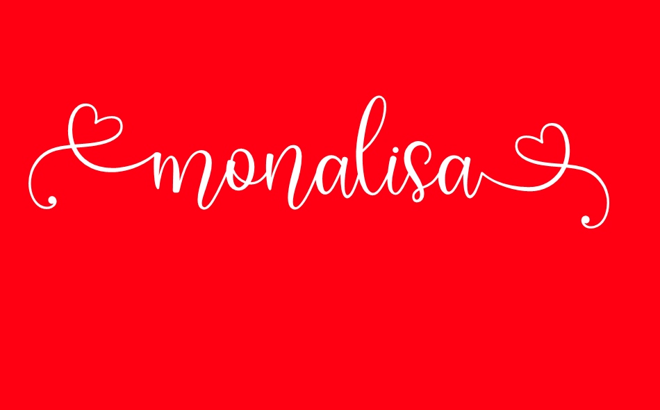 Monalisa font big