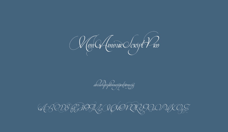 monamourscriptpro font