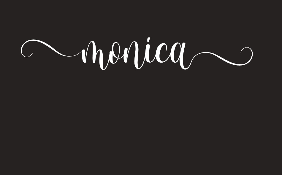 Monica font big