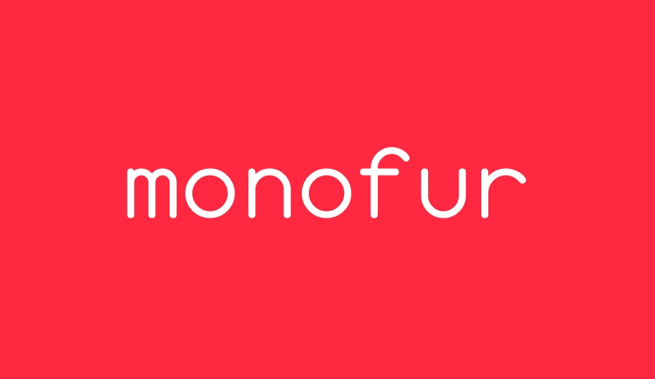 monofur font big