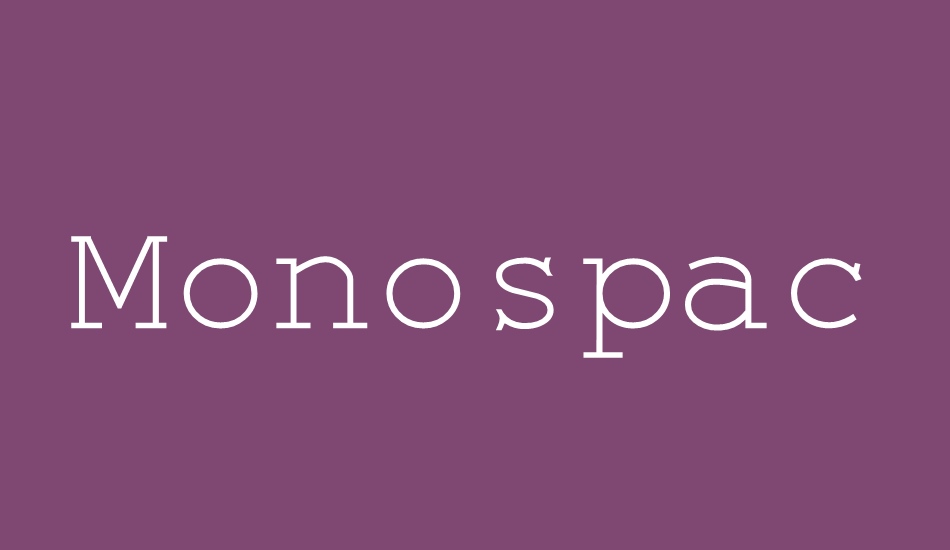 monospace font big
