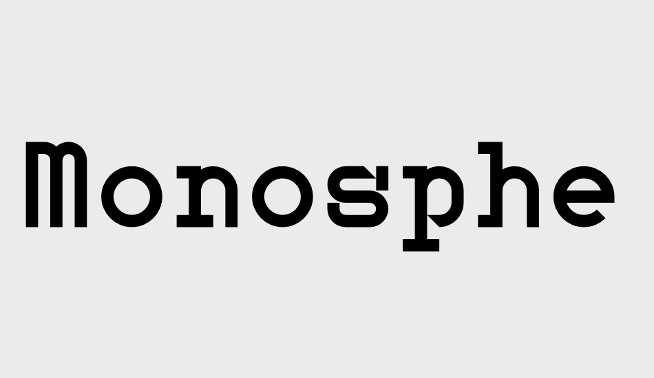 monosphere-personal-use font big