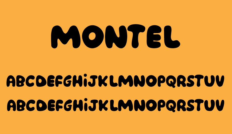 montel font