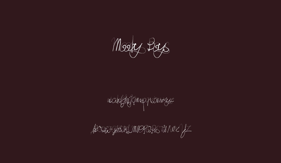 moody-boys font