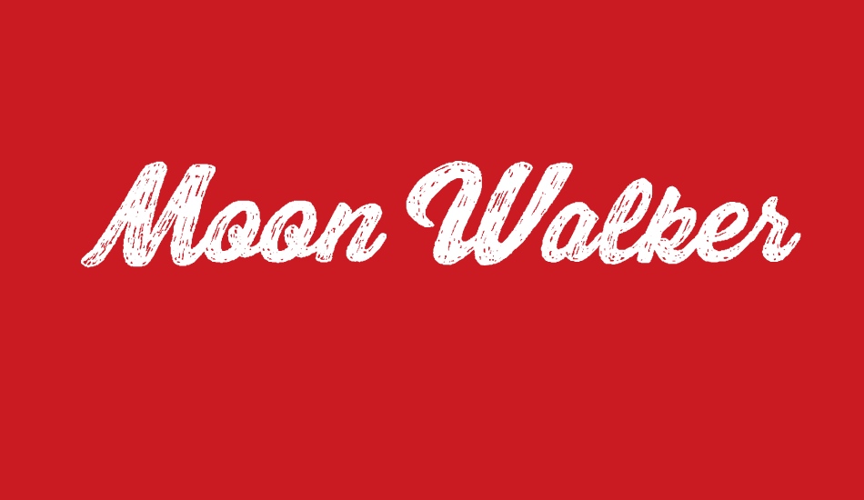 moon-walker-personal-use font big