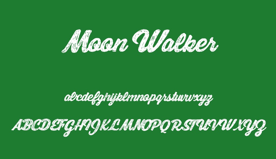 moon-walker-personal-use font